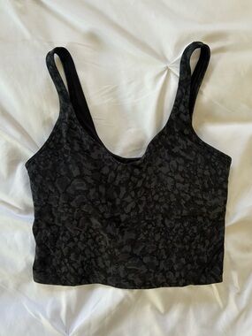 lululemon athletica Black and Grey Camo Align Tank size 6
